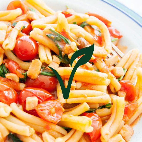 strozzapreti con verdure vegan